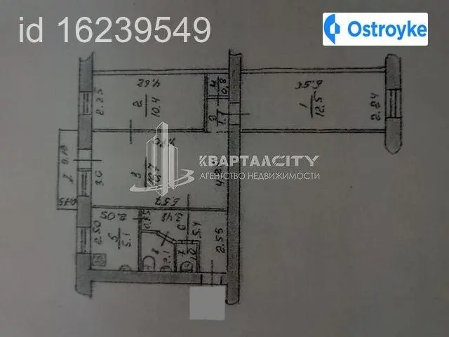 3-кімнатна квартира, 56 м², вул. Шевченка, 33, Чернігів — фото 7