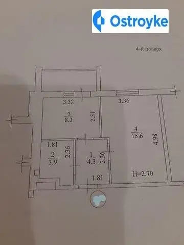 1-кімнатна квартира, 35 м², вул. Архітекторів, Харків