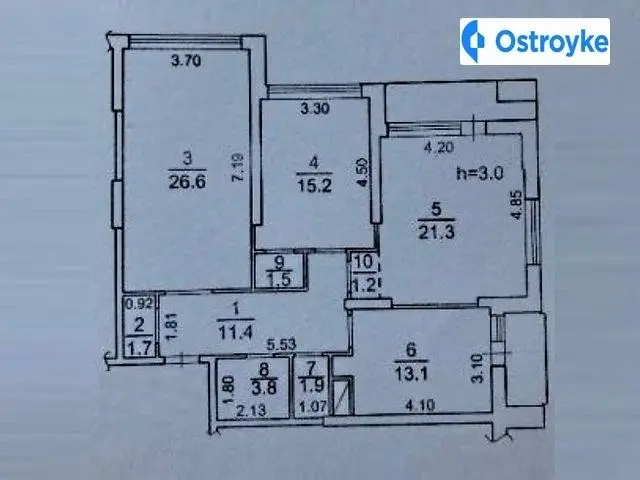 Продаж 3-кімнатної квартири, 101 м², Одеса — фото 4