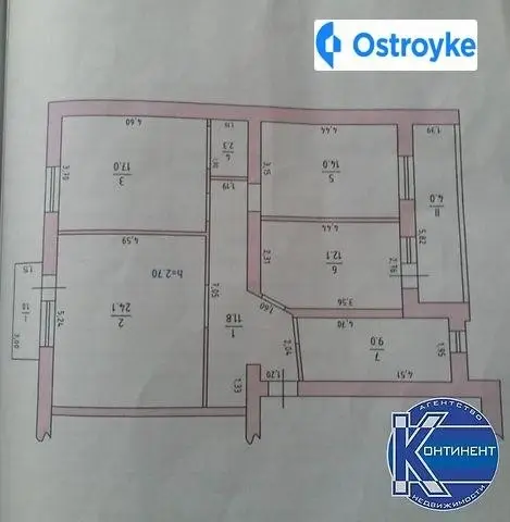 3-комнатная квартира, 100 м², вул. Іллі Кулика, Херсон