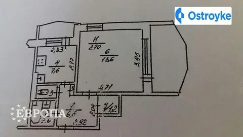 1-комнатная квартира, 43 м², вул. Караїмська, 84, Одесса