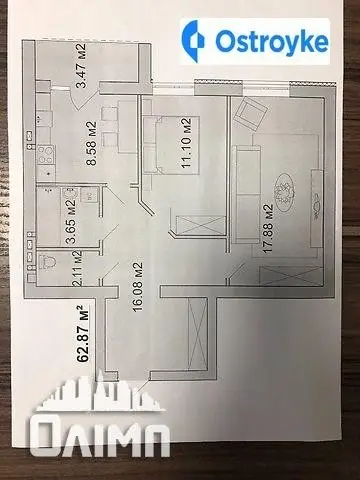 Продаж 2-кімнатної квартири, 62 м², Вінниця