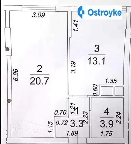 Продаж 1-кімнатної квартири, 41 м², Одеса — фото 4