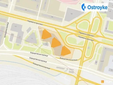 1-кімнатна квартира, 52 м², просп. Перемоги, 11б, Київ