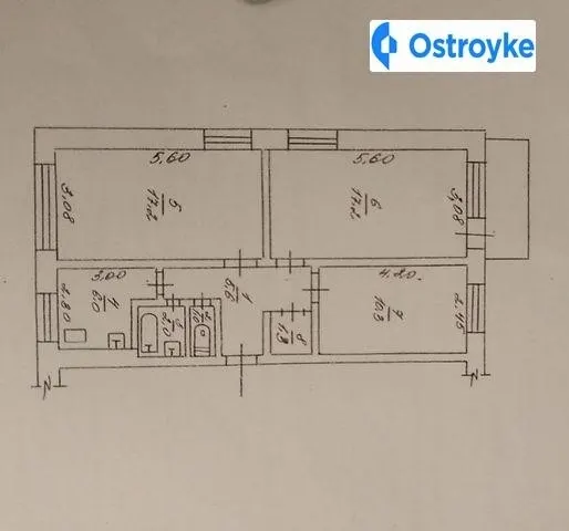 3-комнатная квартира, 67 м², вул. Ватутина, 84, Кривой Рог — фото 1