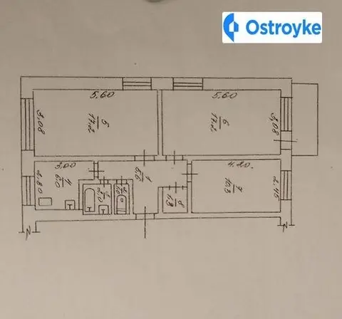 3-комнатная квартира, 67 м², вул. Ватутина, 84, Кривой Рог