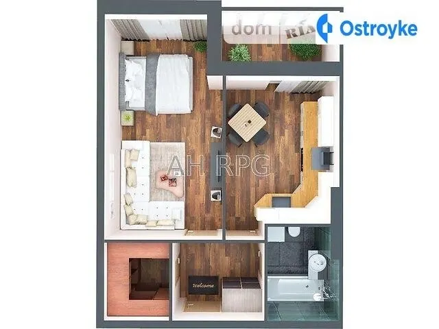 Продаж 1-кімнатної квартири, 40 м², Київ — фото 1