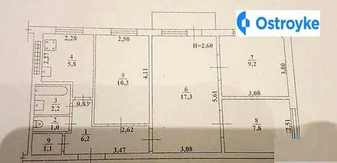 4-комнатная квартира, 62 м², вул. Маршала Малиновського, Одесса