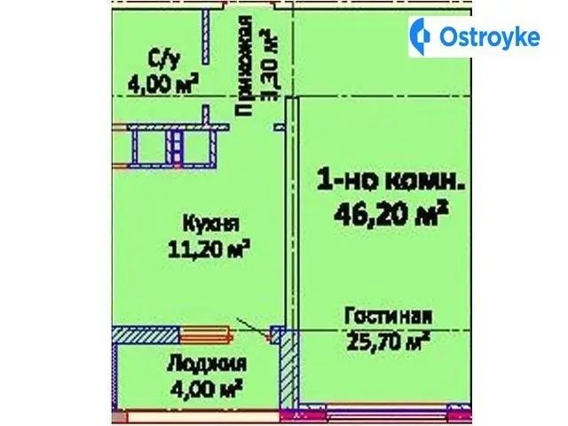 Продаж 1-кімнатної квартири, 49 м², Одеса — фото 2