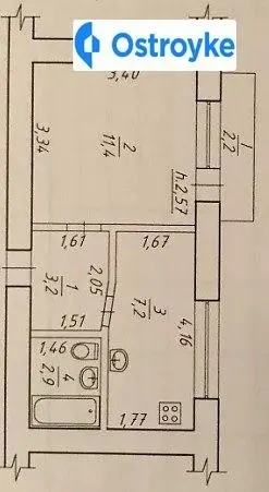 Продаж 1-кімнатної квартири, 27 м², Суми — фото 1