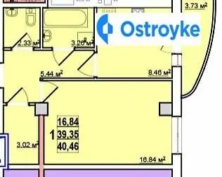 1-кімнатна квартира, 42 м², вул. Макіївська, Харків — фото 16