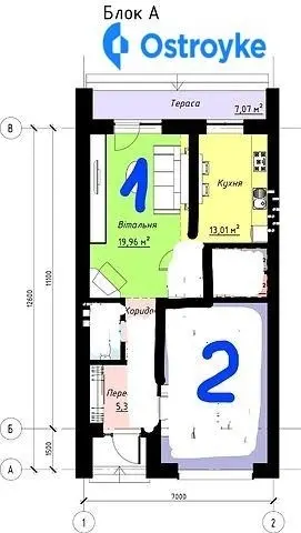Продаж 2-кімнатної квартири, 60 м², Тернопіль — фото 2