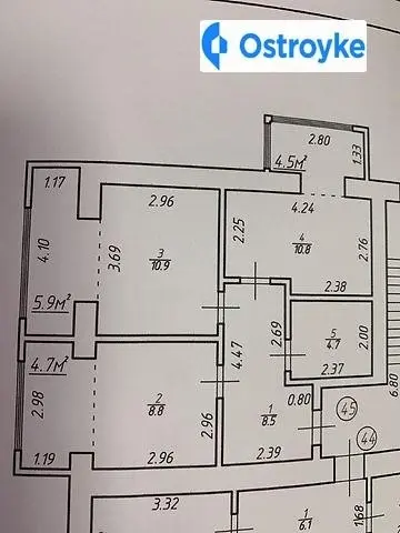 2-кімнатна квартира, 60 м², вул. Хмельницкого Богдана, Івано-Франківськ — фото 10