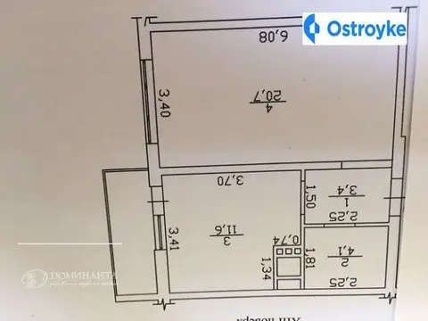1-комнатная квартира, 46 м², вул. Середньофонтанська, 35, Одесса