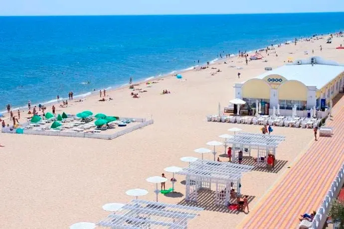 Затока Бульвар Золотой берег продам 100 соток 1 я линия от моря , госакт. — фото 1