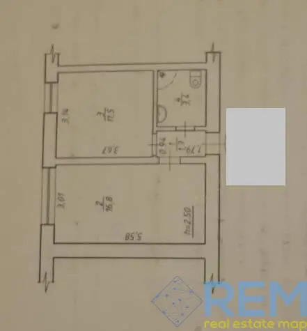 2-комнатная квартира, 33 м², Харківська, Сумы