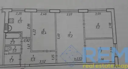 4-комнатная квартира, 60 м², Сумы