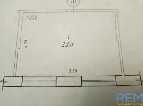 1-комнатная квартира, 1 м², Первомайська, Сумы