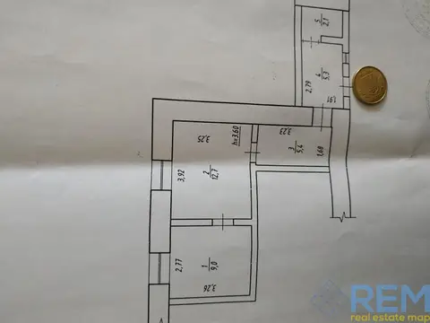 2-комнатная квартира, 345 м², Первомайська, Сумы