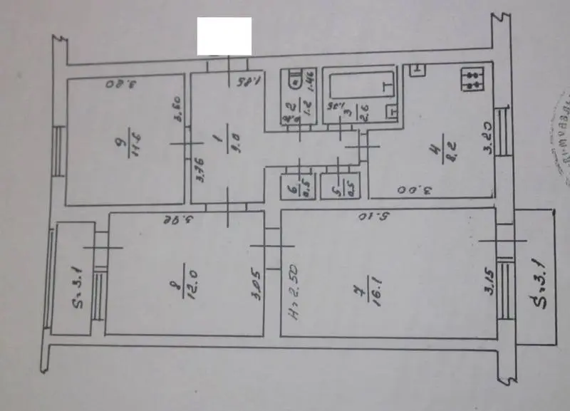 3-комнатная квартира, 64 м², Компрессорна, Сумы — фото 2