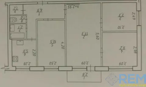 4-комнатная квартира, 62 м², Зеленко Катерини, Сумы