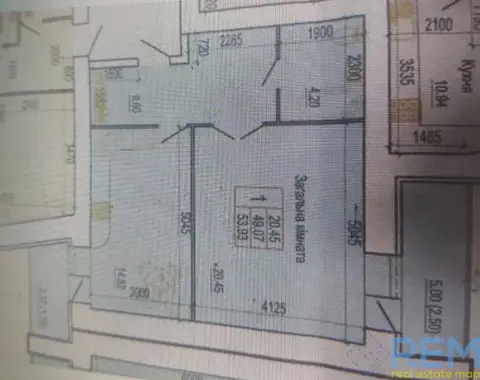 1-комнатная квартира, 54 м², Харківська, Сумы