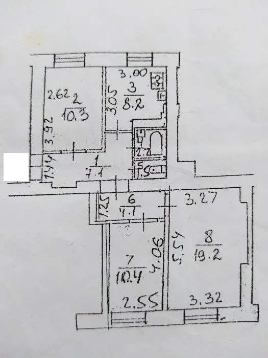 3-кімнатна квартира, 63 м², Січових Стрільців, 79, Київ — фото 1