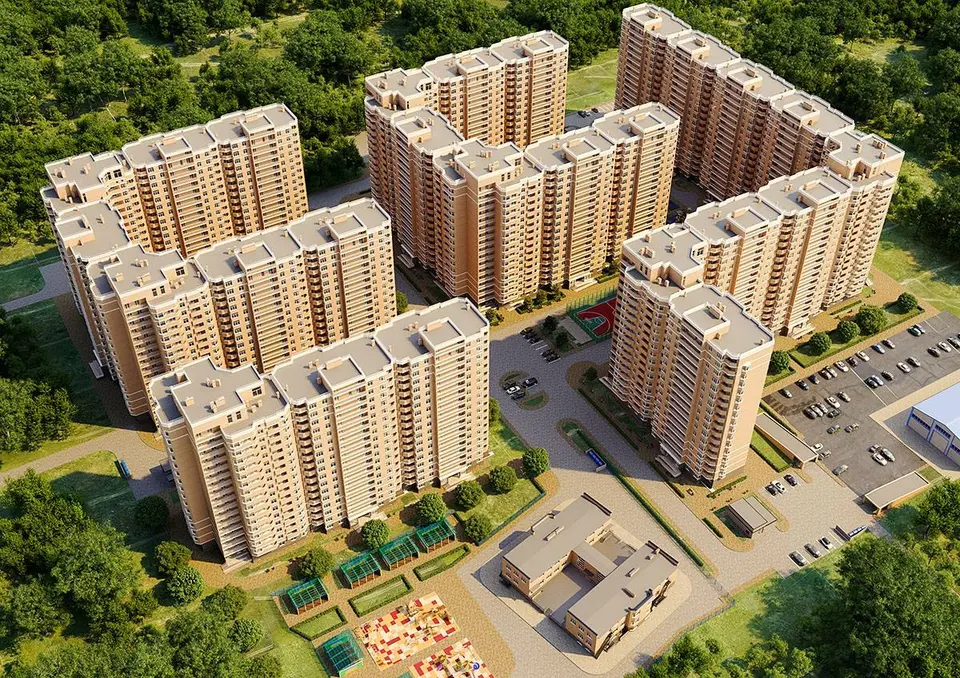 1 комнатная квартира в Риал Парке 42 кв.м. — фото 3