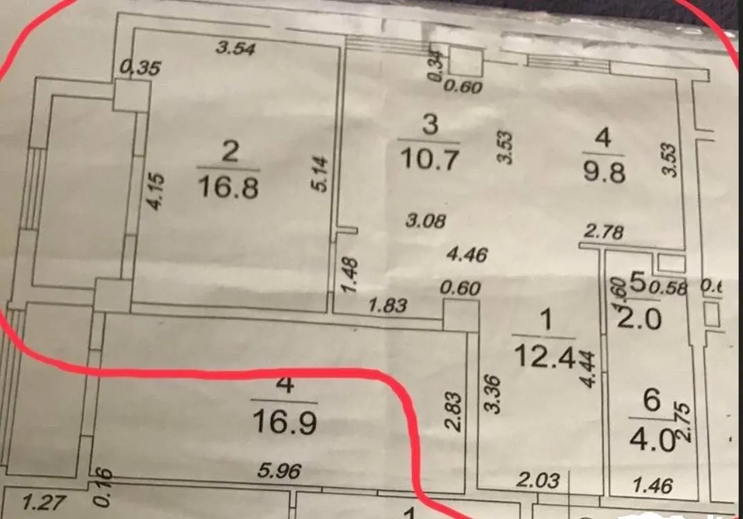1 комнатная квартира в 41 Жемчужине 61 кв.м. — фото 1