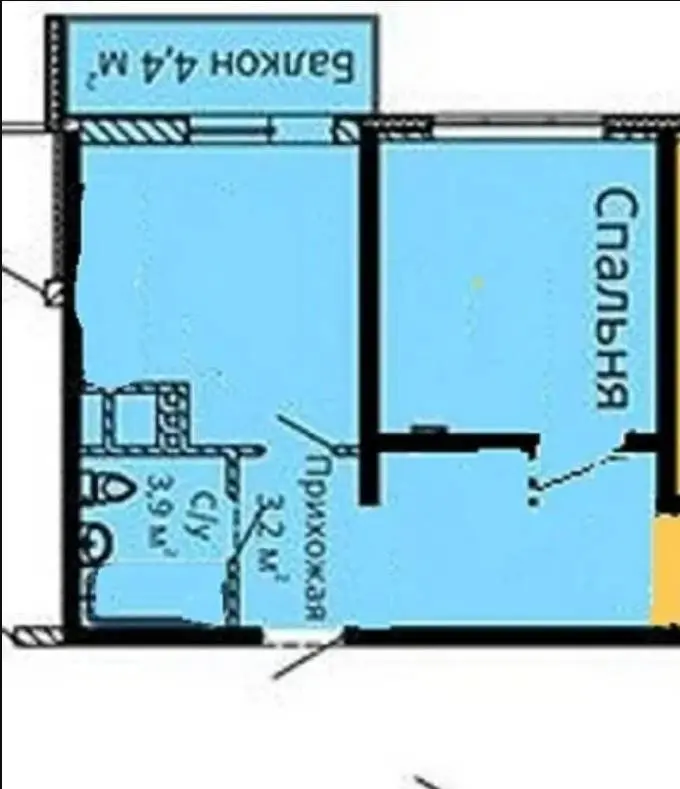 Продаж 1-кімнатної квартири, 40 м², Одеса — фото 3