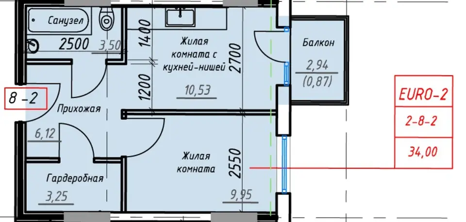 Квартира. Новый жилой комплекс бизнес-класса — фото 3
