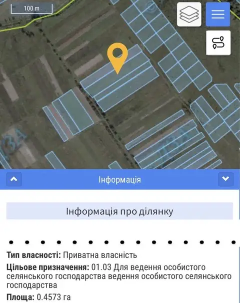 Продам земельну ділянку 46 соток (с.Семенівка)