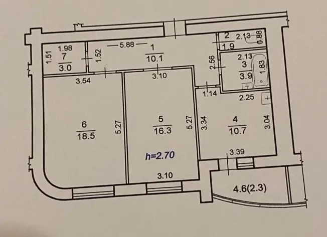 Продам 2 квартиру в новобудові з ремонтом і видом на сосни — фото 1