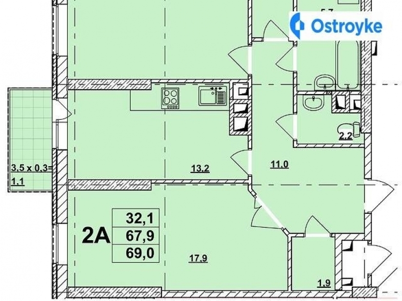Фото 12 Продаж Квартир Жаботинского Пролетарская