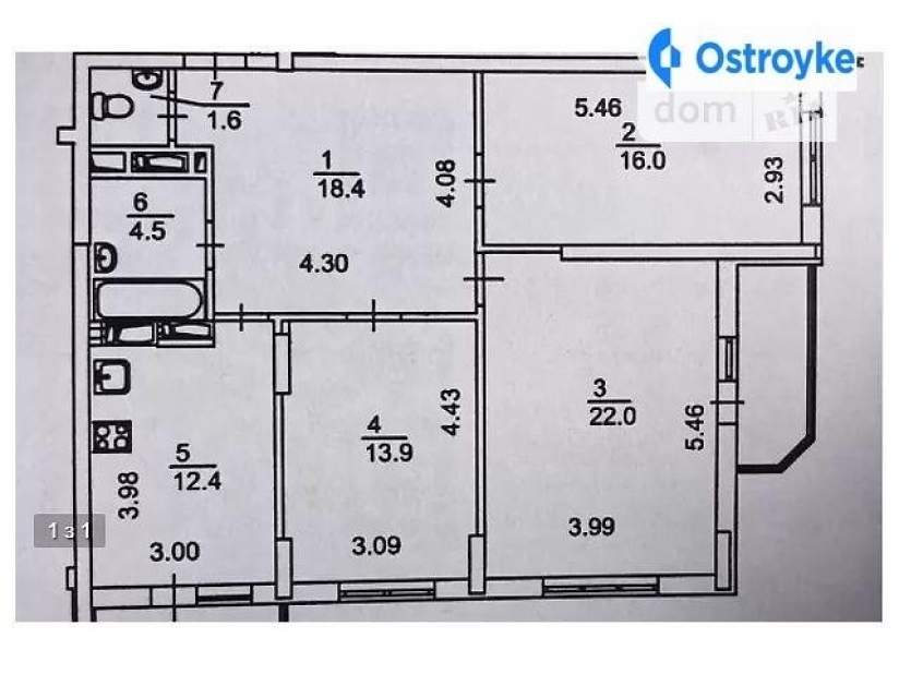 Фото 1 Продаж Квартир Воскресенская